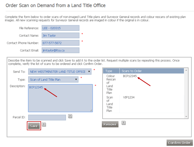 Scan on Demand from Land Title Office LTSA Help